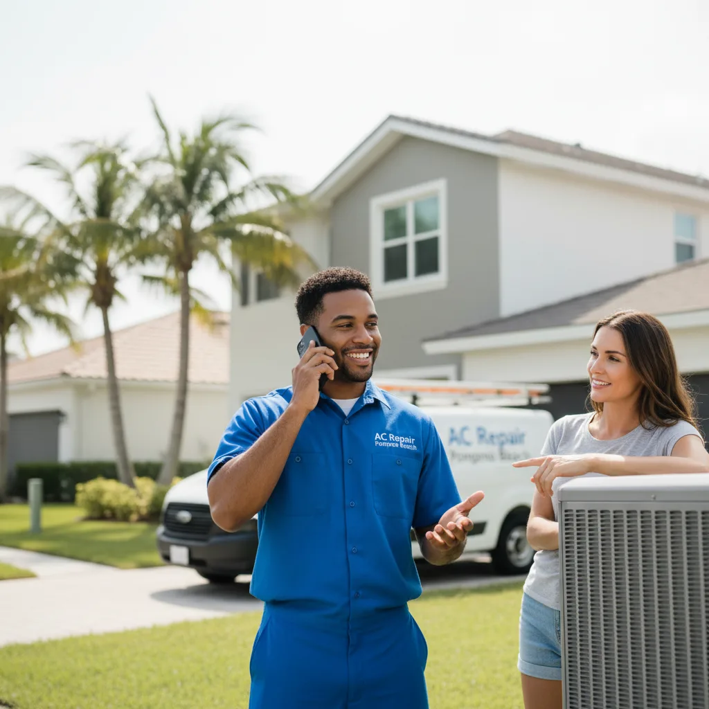 AC Repair Pompano Beach customer support in Germanton